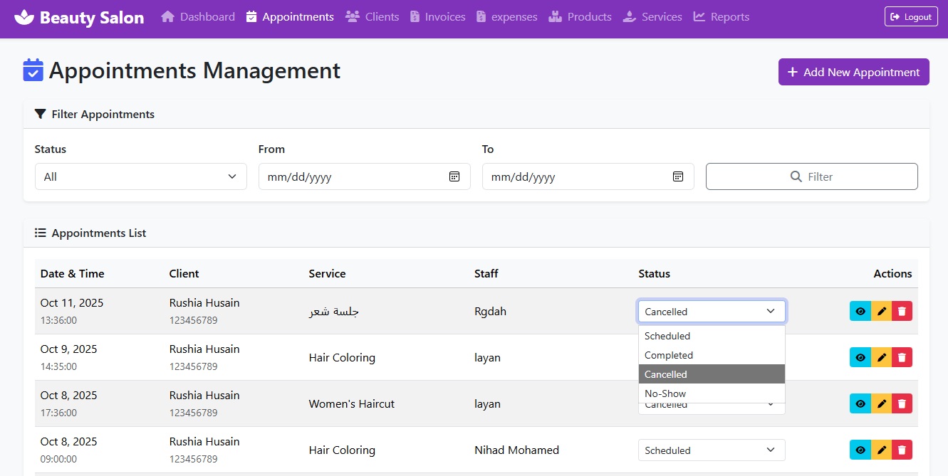 Appointment Management